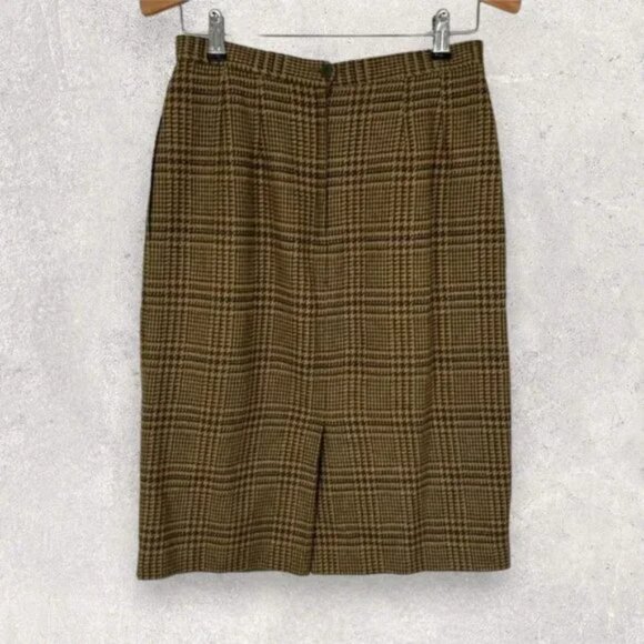 Vintage Le Suit Houndstooth Blazer Skirt Set Size 10 - Picture 11 of 15